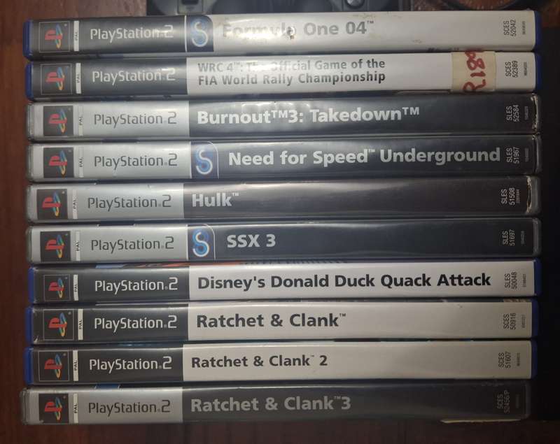 Playstation 2 with 10x Games