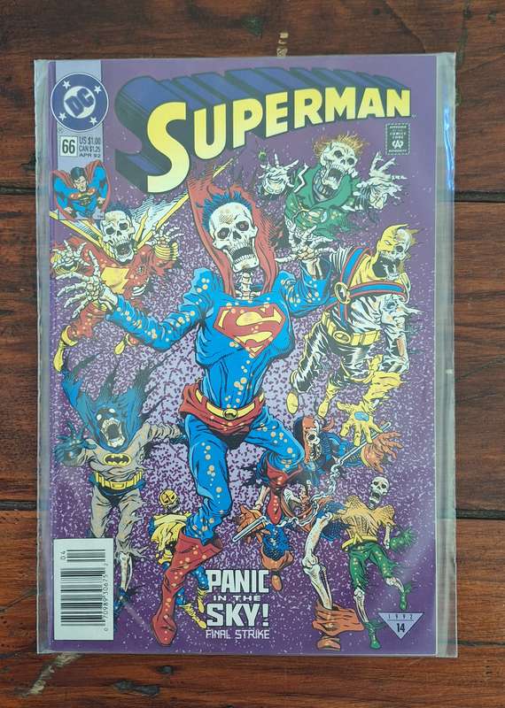 Vintage Superman Comic - #66 - April 1992