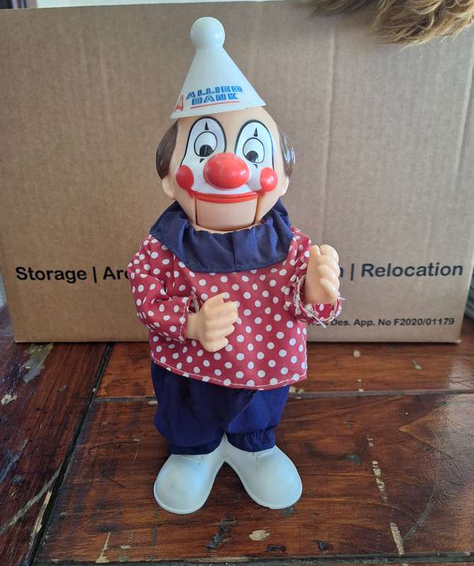 Allied Bank - Clown Savings Box