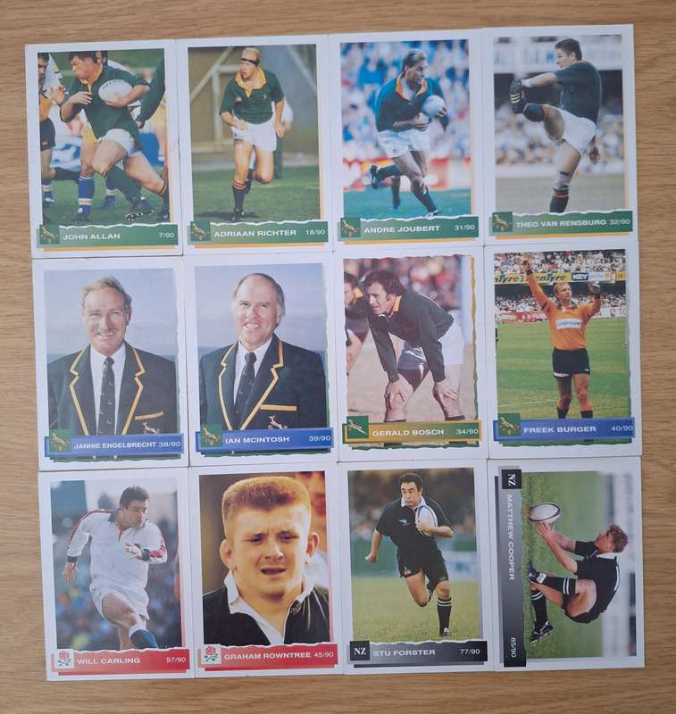 1994 Sportsdeck International Rugby Trading Cards