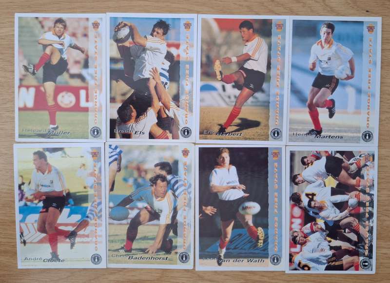 1994 Sportsdeck Currie Cup Rugby Trading Cards - Free State