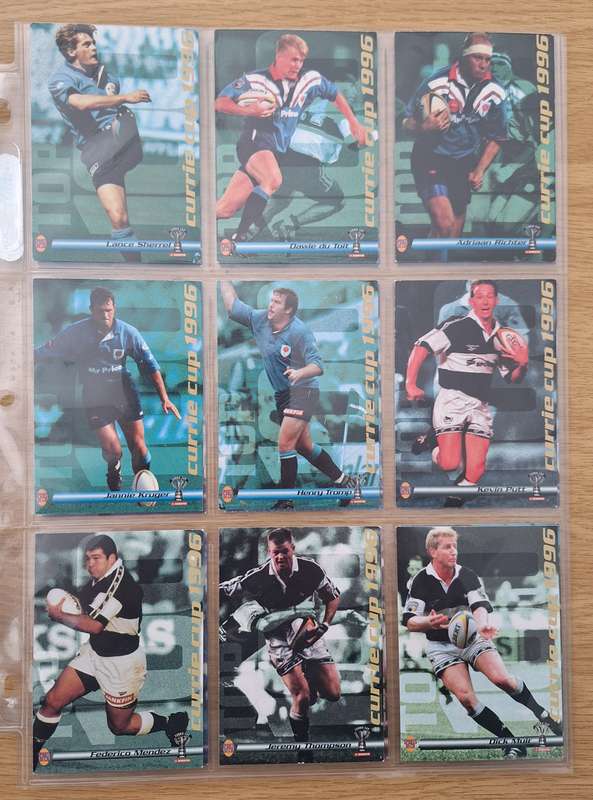 1996 Sportsdeck Currie Cup Rugby Trading Cards