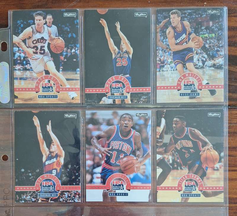 1994 Skybox International USA Basketball Trading Cards