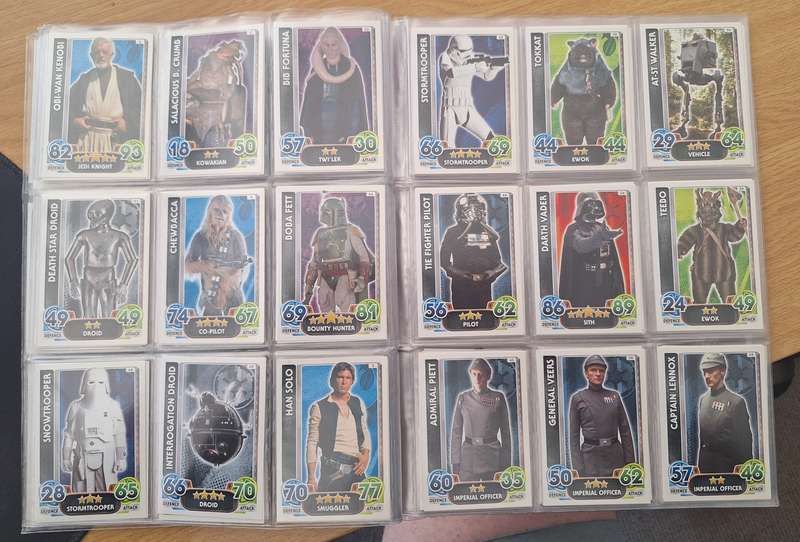 BIG!!! Collection of Star Wars Trading Cards!!
