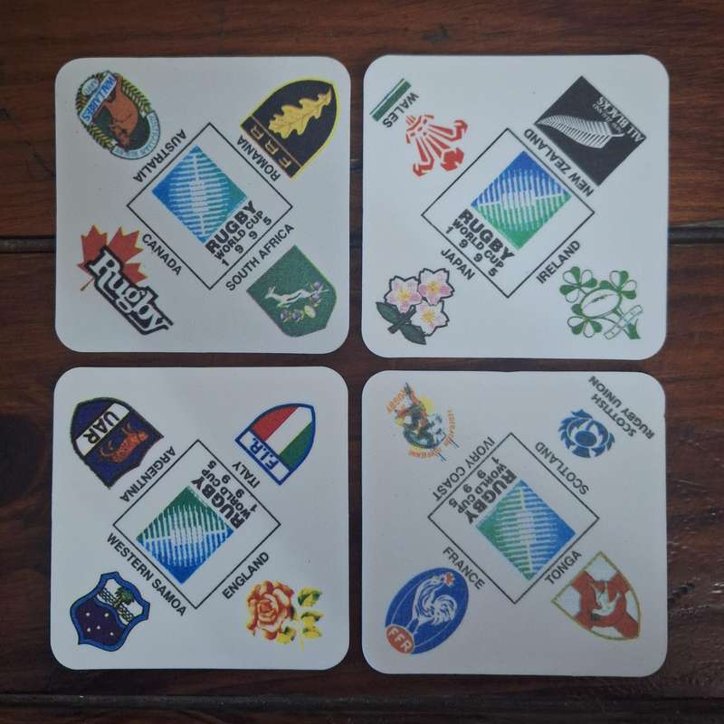 Rugby World Cup 1995 Coasters