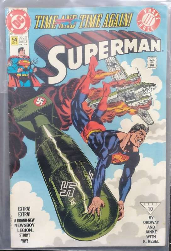 Vintage Superman Comic - #54 - April 1991