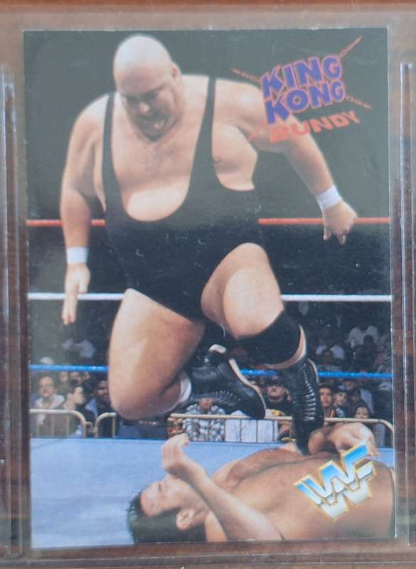 1995 WWF Wrestling Card from Panini - King Kong Bundy #2