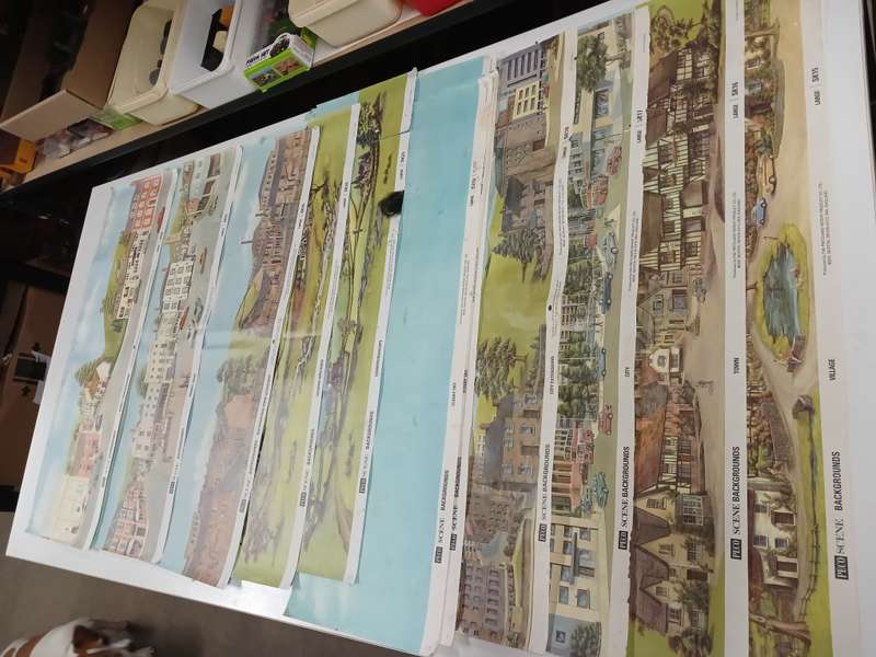 HO SCALE - PECO - BACKDROP SHEETS - X13