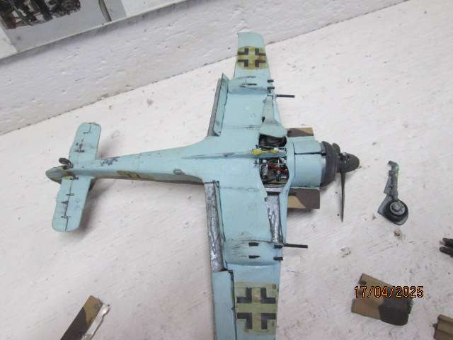 1:48 DIE CAST MILITARY AEROPLANE - CASADIO - FOCKE WULF 190 F8 - BOXED