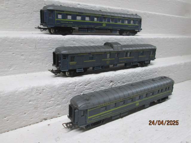 HO SCALE - JOUEFF - ORIENT EXPRESS COACHES - X3
