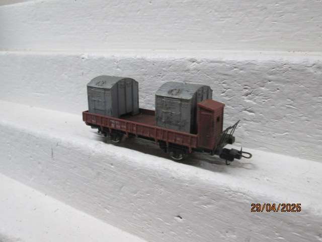 HO SCALE - LIMA - FS OPEN GOODS WITH CONTAINER LOAD