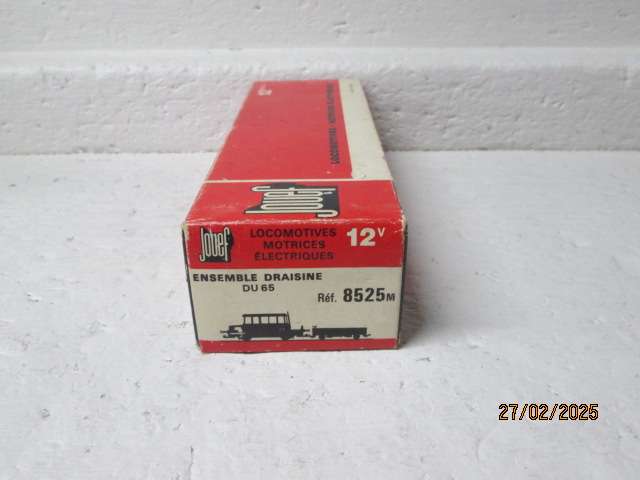 HO SCALE - JOUEFF - INSPECTION TROLLY LOCOMOTIVE + WAGON - BOXED