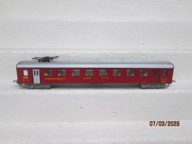HO SCALE - LIMA - SBB CFF RESTAURANT CAR WAGON