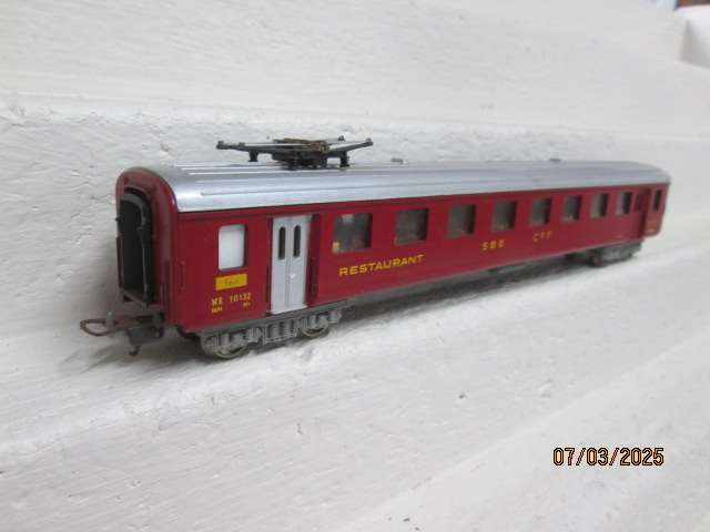 HO SCALE - LIMA - SBB CFF RESTAURANT CAR WAGON