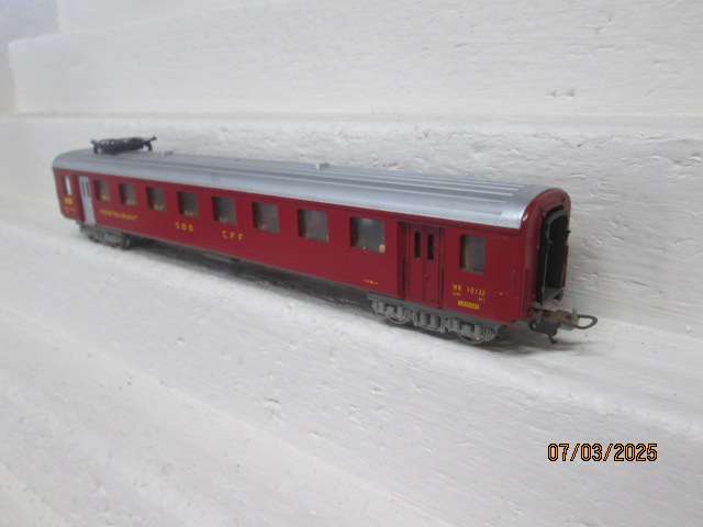 HO SCALE - LIMA - SBB CFF RESTAURANT CAR WAGON