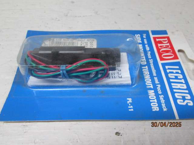 HO SCALE - PECO - SIDE MOUNTED TURN OUT MOTOR - PL-11 - BOXED - X3