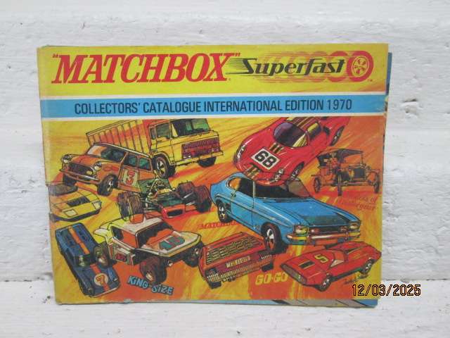 DIE CAST - MATCH BOX CATALOGUE - 1970