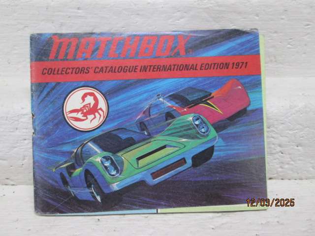 DIE CAST - MATCH BOX CATALOGUE - 1971