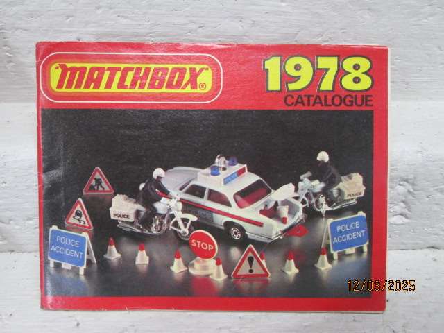 DIE CAST - MATCH BOX CATALOGUE - 1978