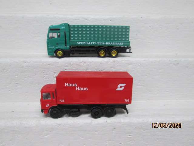 HO SCALE - MAN TRUCKS - X2