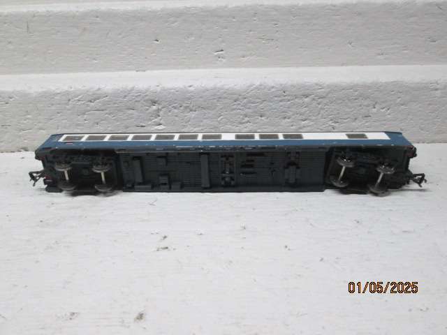 HO SCALE - FLEISCHMANN - BLUE DINING CAR COACH