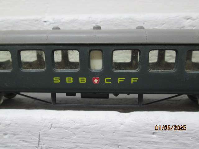 HO SCALE - POCHER - SBB/CFF COACHES - X2