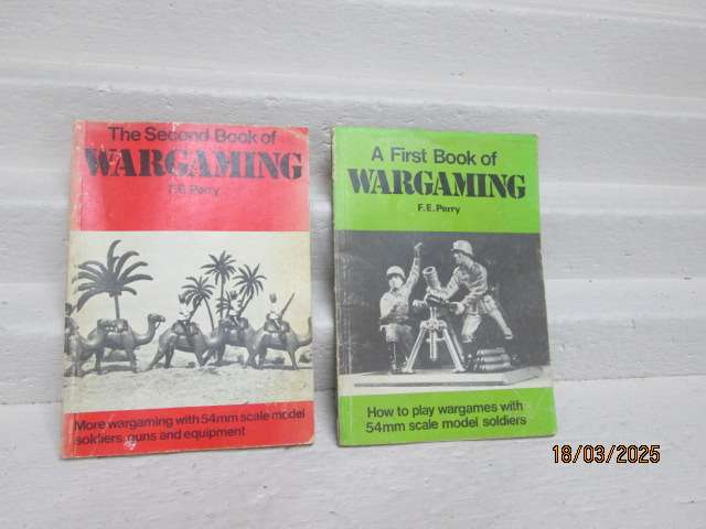 54MM SCALE WAR GAMING BOOKS - X2