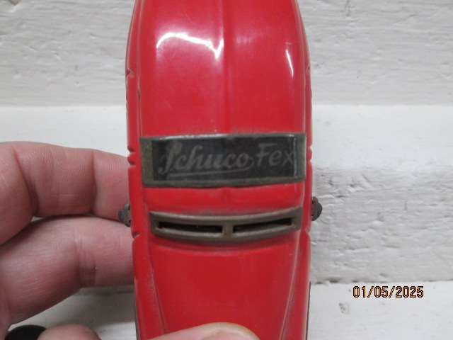 DIE CAST - SCHUCO - RED WIND UP CAR