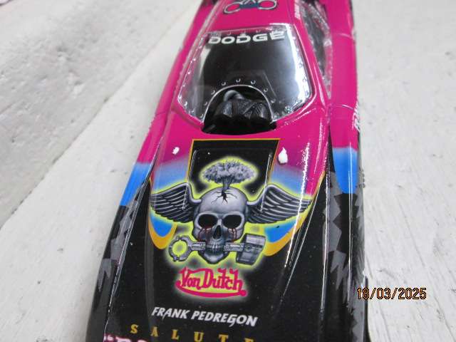 DIE CAST - 1:24 SCALE - RACING CHAMPIONS - DODGE BIG DADDY VON DUTCH  - FUNNY CAR - BOXED