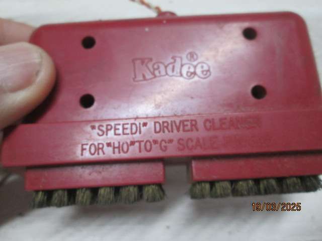 HO TO G SCALE - KADEE WHEEL CLEANER