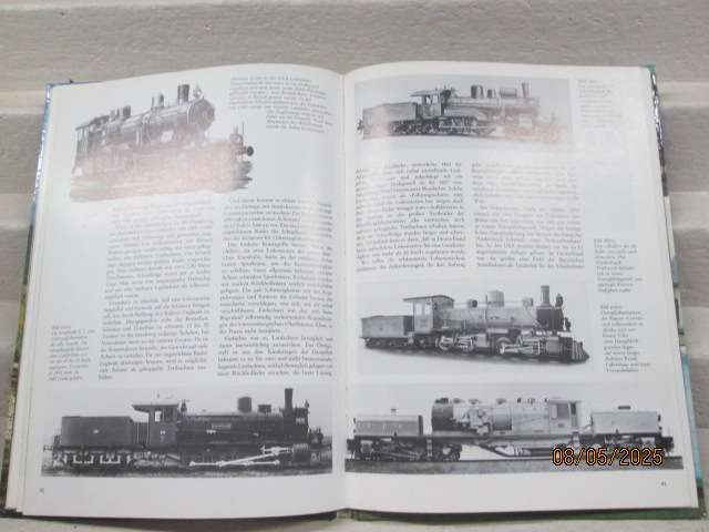 HARDCOVER TRAIN BOOK: DAMPF LOKOMOTIVEN