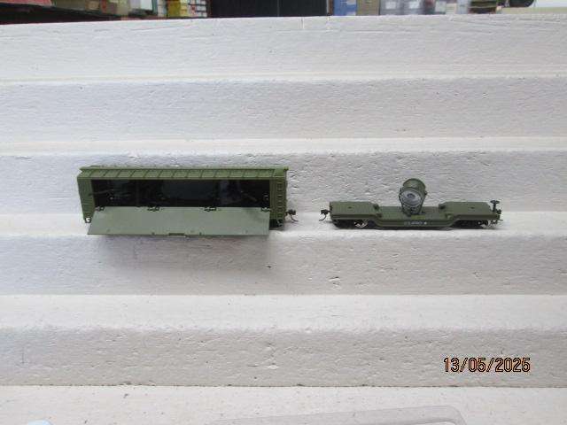 HO SCALE - MODEL POWER - X2 US ARMY WAGONS - BOXED