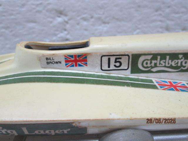 CORGI - FIAT X19 WITH RACING CARLSBERG BOAT & TRAILER