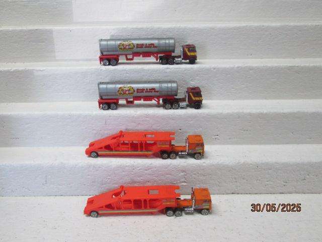 HO SCALE - KIDCO - ROAD TRUCKS - X4