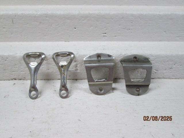 X3 VARIOUS BOTTLE OPENERS + X1 CASTLE LAGER