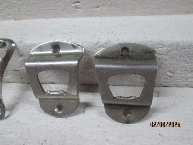 X3 VARIOUS BOTTLE OPENERS + X1 CASTLE LAGER