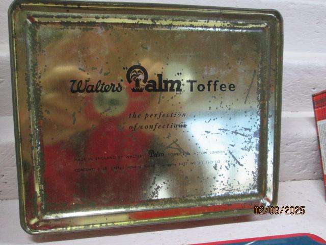 WALTERS COFFEE & SHORTBREAD COLLECTABLE TINS - X4