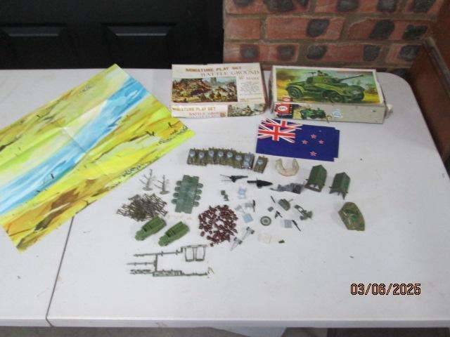 HO / OO SCALE - MINITURE PLAYSET BATTLEGROUND
