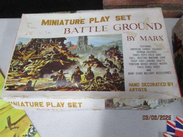 HO / OO SCALE - MINITURE PLAYSET BATTLEGROUND