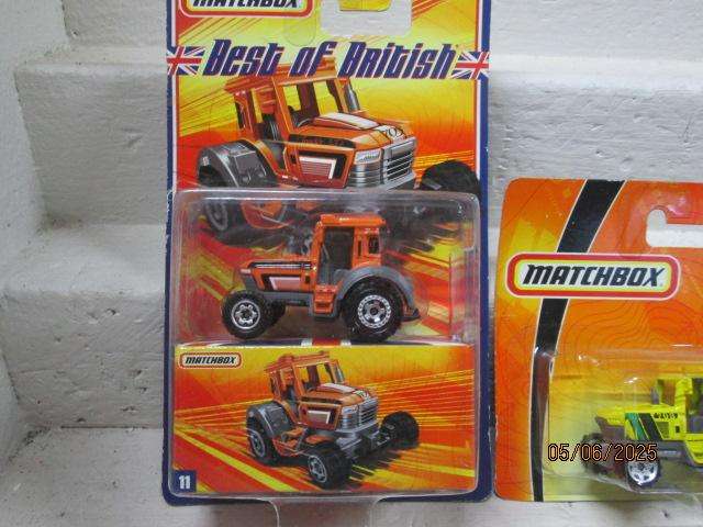 DIE CAST - MATCHBOX - X4 VARIOUS TRACTORS - BOXED