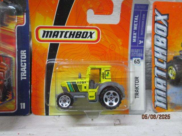 DIE CAST - MATCHBOX - X4 VARIOUS TRACTORS - BOXED
