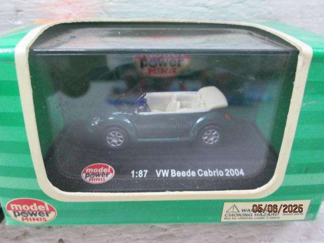 HO SCALE - VARIOUS BEETLES - X4 - BOXED