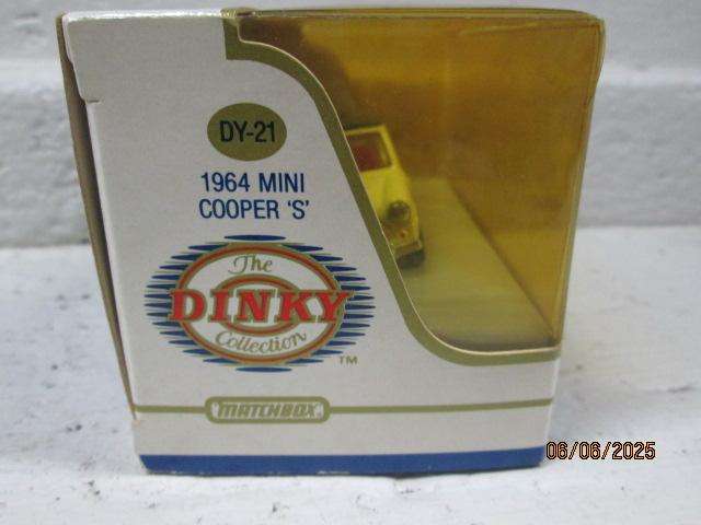 DIE CAST - MATCHBOX - DINKY - 1964 MINI COOPER-S - BOXED