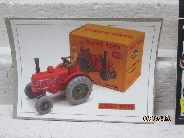 DIE CAST - VARIOUS TRACTORS - X3 + PAMPHLETS