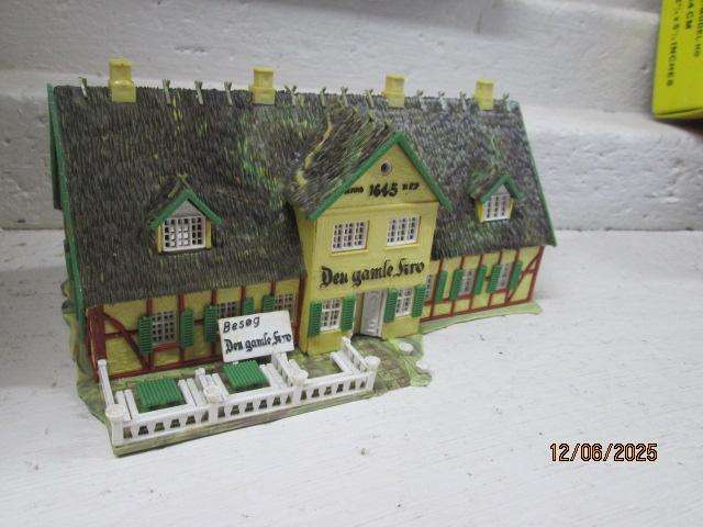 HO SCALE - HELJAN + FALLER -  VARIOUS BUILDINGS & HOUSES -X6- BOXED