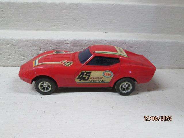 MODERN TOY - RED CORVETTE RACING CAR