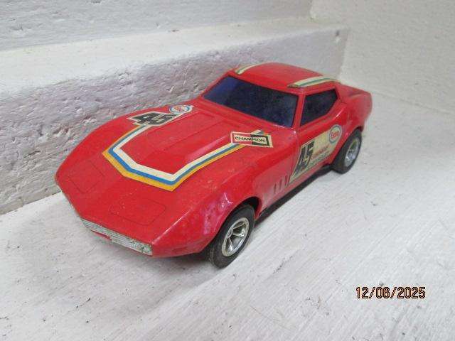 MODERN TOY - RED CORVETTE RACING CAR