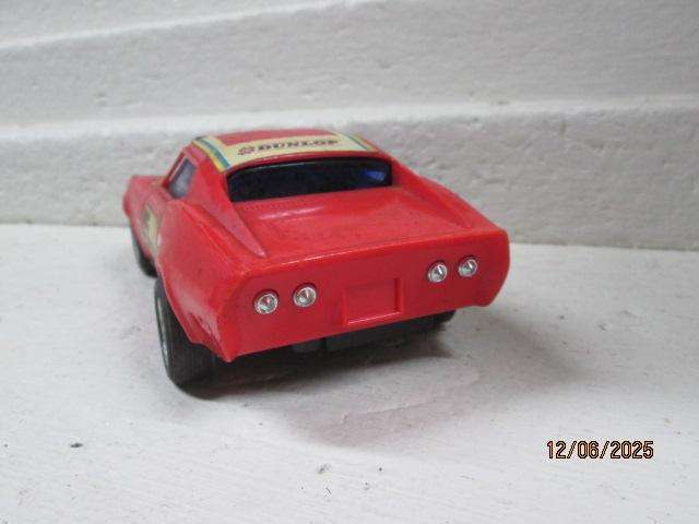 MODERN TOY - RED CORVETTE RACING CAR