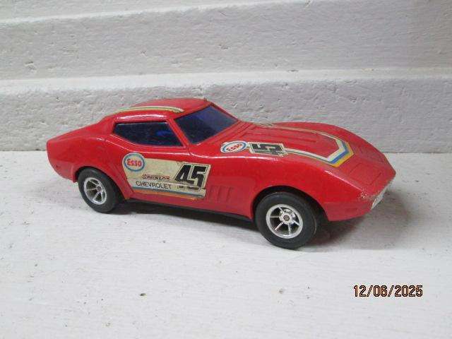 MODERN TOY - RED CORVETTE RACING CAR