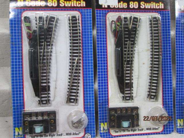 N SCALE - ATLAS - ELECTRIC POINTS - X4 - BOXED